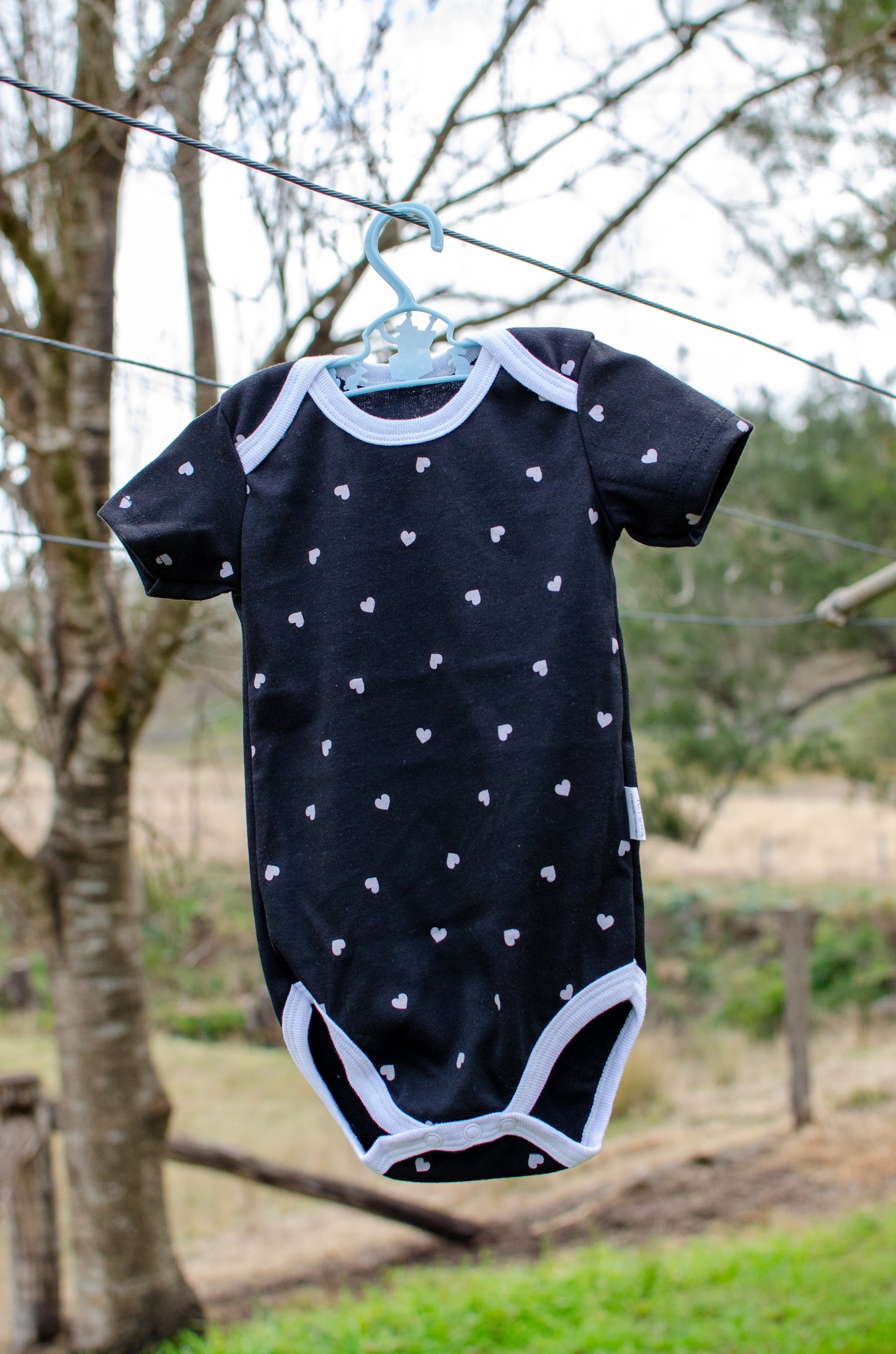 Short Sleeve Cotton Rompers (9-12 Months)