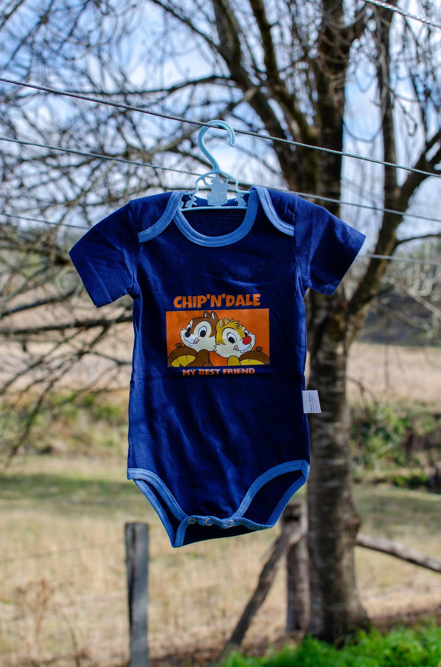 Short Sleeve Cotton Rompers (6-9 Months)