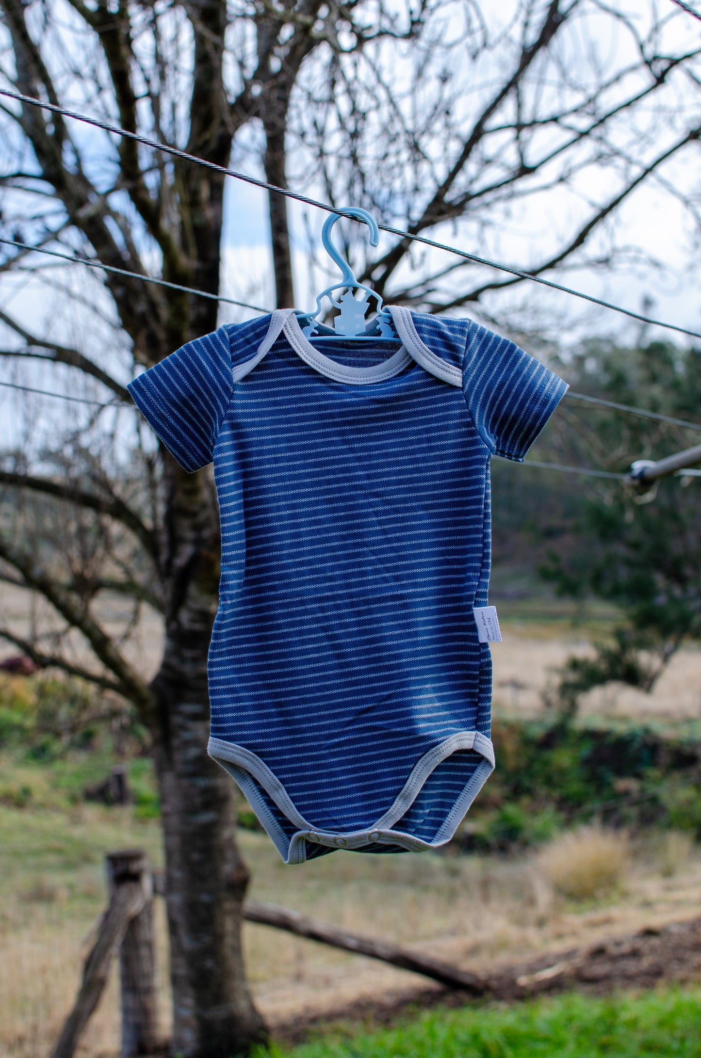 Short Sleeve Cotton Rompers (6-9 Months)