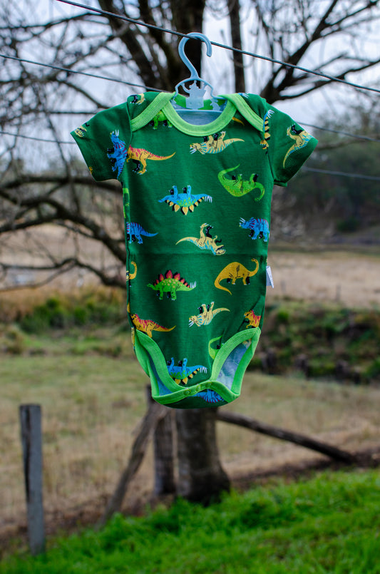 Short Sleeve Cotton Rompers (3-6 Months)