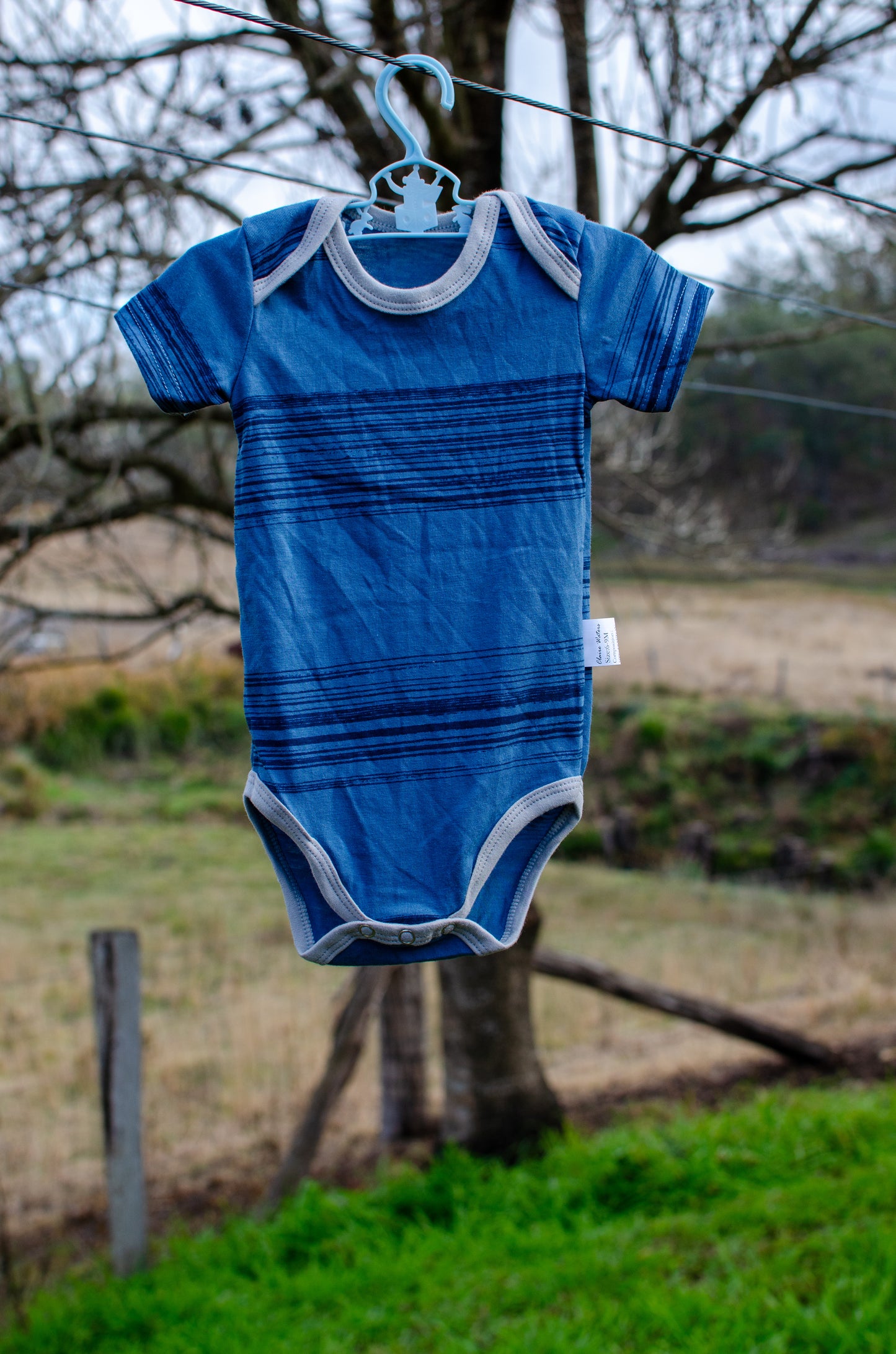 Short Sleeve Cotton Rompers (6-9 Months)