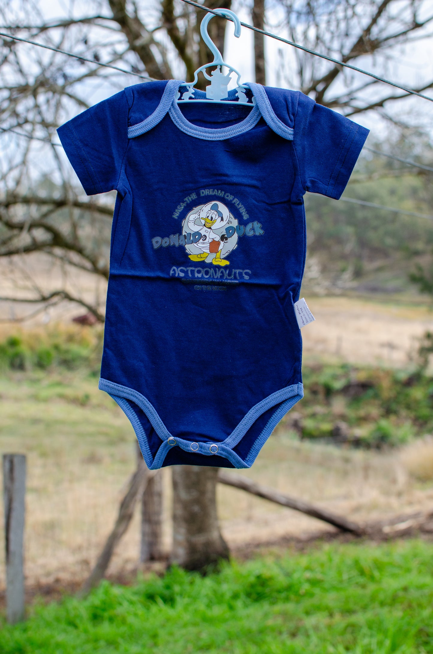 Short Sleeve Cotton Rompers (6-9 Months)